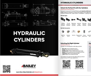 Bailey hydraulic cylinders catalog cover
