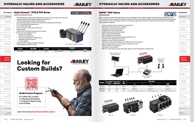 Bailey hydro custom valves catalog spread