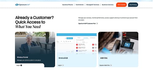 SpectrumVoIP website screen 6