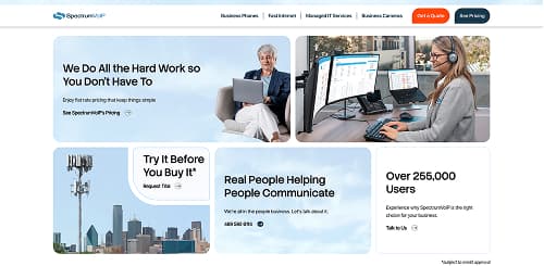 SpectrumVoIP website screen 7